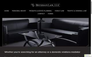 Beckman Law, LLC website