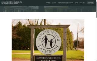 Constructive Pathways Montessori School website
