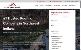 Kolar Roofing LLC website