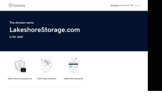 Lakeshore Storage website