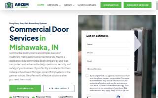 Arcem Entry Systems website