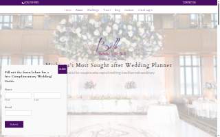 Belle Behind the Ball Wedding & Event Planning of Mishawaka website