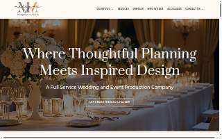 Merry Me Events website