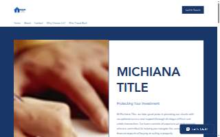 Michiana Title, LLC website