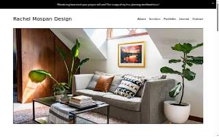 Rachel Mospan Design of Granger website