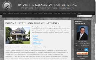Timothy E. Kalamaros Law Office, PC. website
