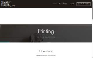 Triangle Digital Printing Inc website
