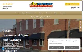 Advanced Signs & Graphics website