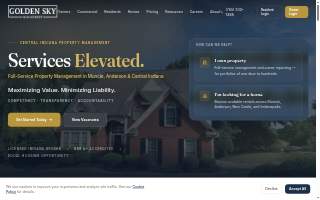 Golden Sky Management website