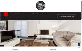Kizer's Carpet Care website