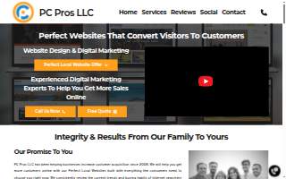 PC PROS LLC - Web Design & Digital Marketing website
