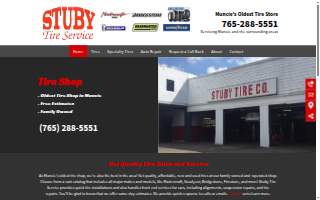 Stuby Tire Service website