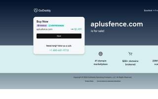 A Plus Fence LLC website