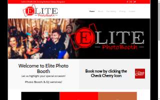 Elite Photo Booth website