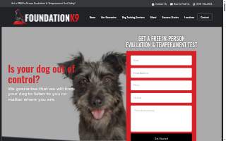 Foundation K9 NWI of Munster website