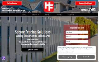 Hammond Fence Company of Indiana Inc website