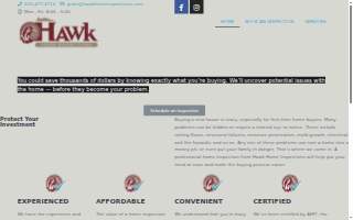 Hawk Home Inspection website