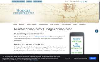 Hodges Chiropractic website