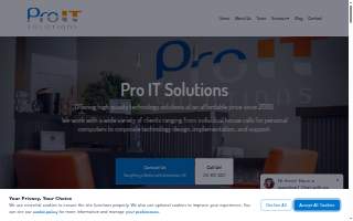 Pro IT Solutions website