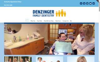 Denzinger Family Dentistry of New Albany website