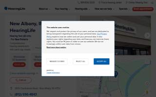 HearingLife of New Albany IN website