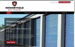Hickoryvale Mini Storage LLC website