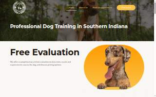 Hunter's Dog Training website