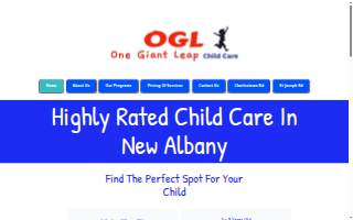 One Giant Leap Child Care website