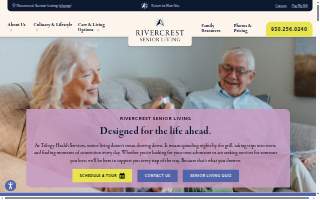 Rivercrest Senior Living website