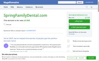 Spring Family Dental - New Albany website