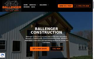 Ballenger Flooring website