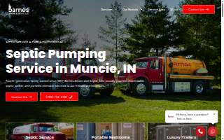 Barnes Sewer & Septic Service LLC website