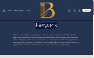 Bergacs Law Office website
