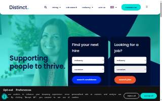 Distinct - Website Support website