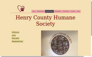 Henry County Humane Society website