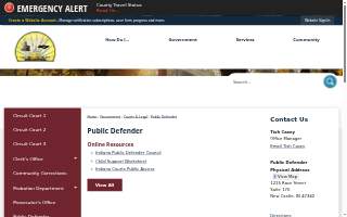 Henry County Public Defender website