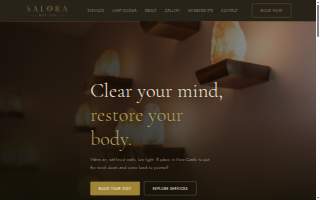 Salora Day Spa website