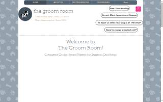 The Groom Room of New Castle website