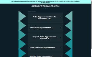 Auto Appearance website