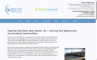 Hear Ear Hearing Aids website