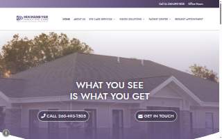 Hockemeyer Family Eye Care website