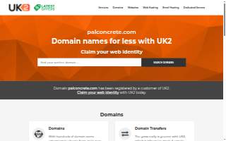 Pump And Lift Concrete LLC ( PAL Concrete ) website