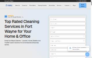 Purely Fort Wayne Cleaners of New Haven website