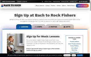 Bach to Rock Fishers of Noblesville website
