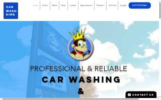 Car Wash King website