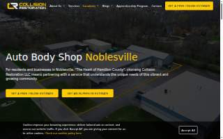 Collision Restoration Noblesville website