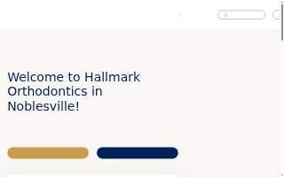 Hallmark Orthodontics Noblesville website