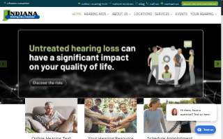 Indiana Hearing Aid at Noblesville website