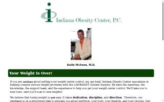 Indiana Obesity Center website