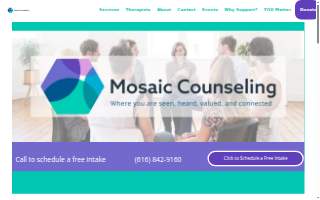 Mosaic Counseling Services website